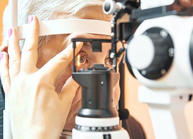 examen pour diagnostiquer un décollement de rétine