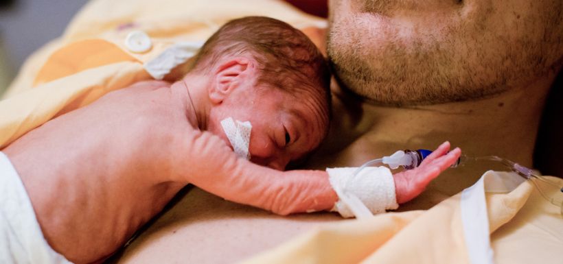 header article importance du peau à peau bébés prématurés