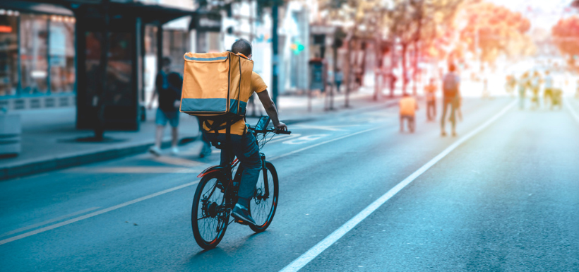 L'impact sue la santé des livraisons en vélo.